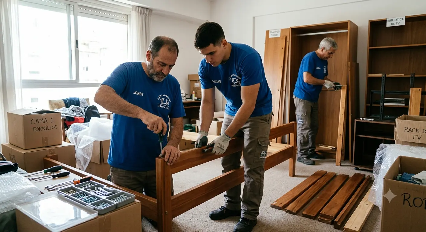 Desarme de muebles en origen