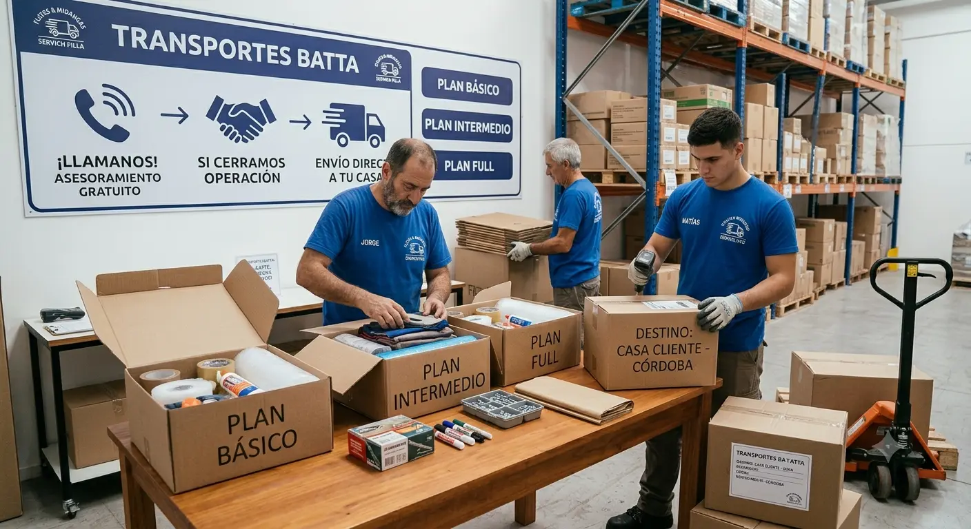 Entrega de Kits de embalaje