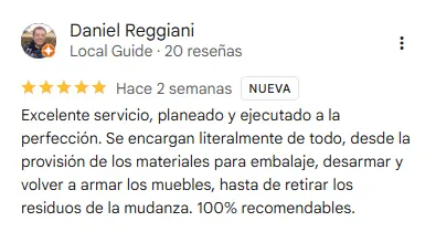 Reseña de cliente 2 - Google Maps