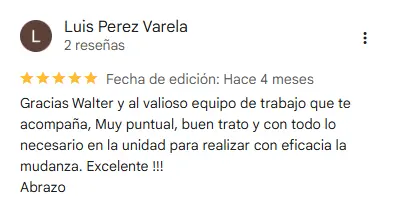 Reseña de cliente 4 - Google Maps